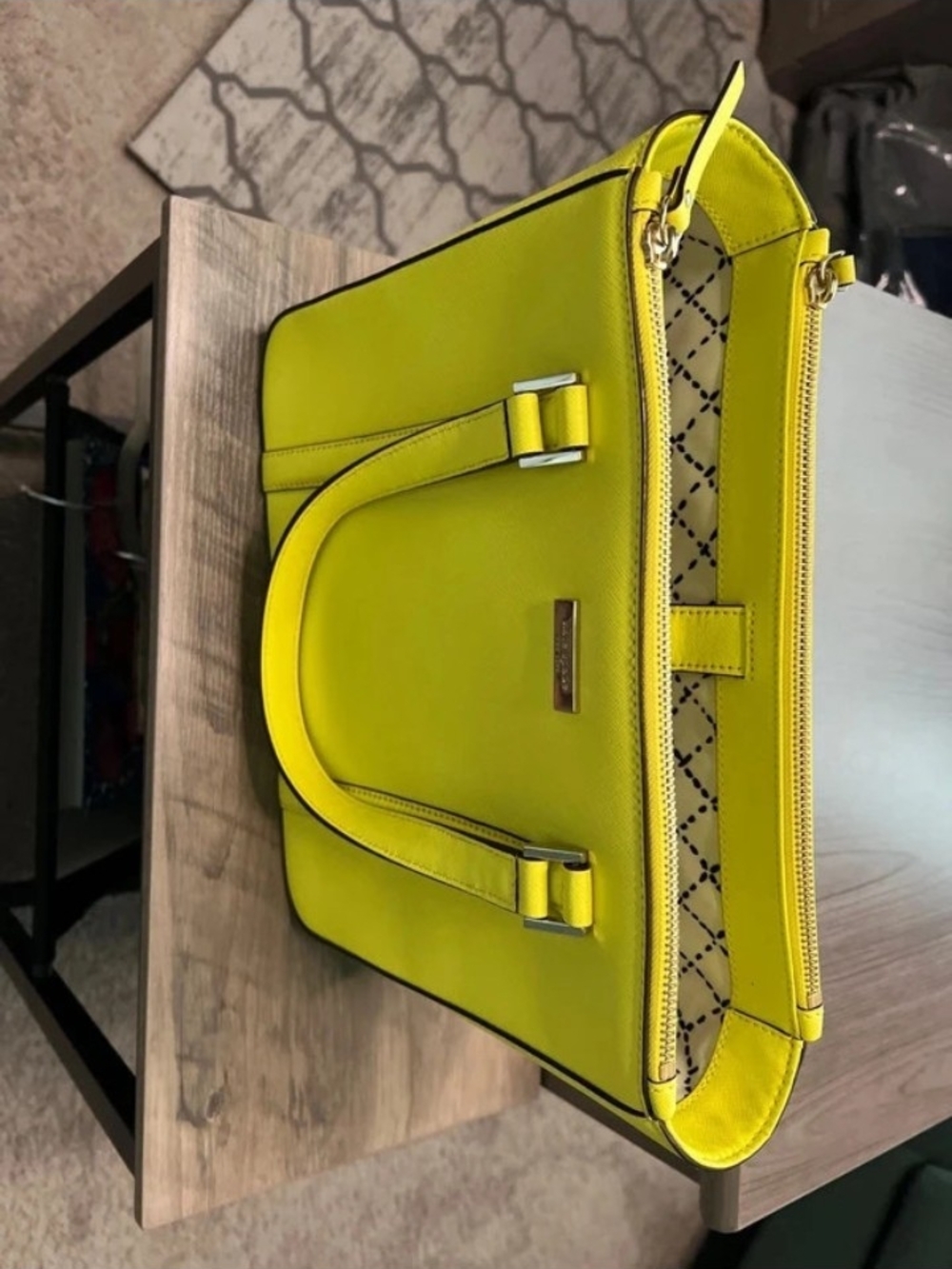 Kate Spade Yellow Satchel Like New